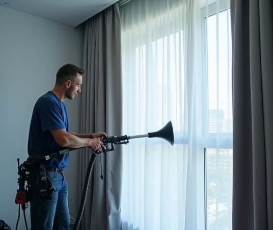 Professional curtain stain removal process equipment Matty Curtain Cleaning alfords-point-nsw